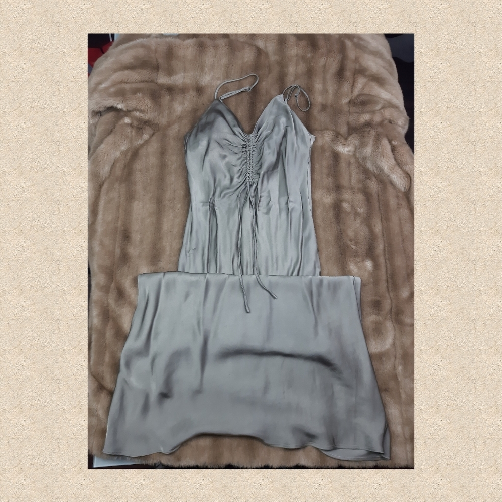Satin dress summer maxi dress
